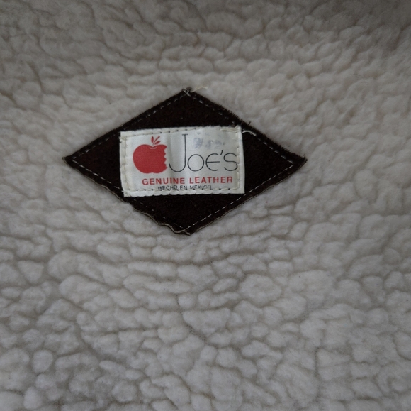 Vintage Western Leather Suede Vest 70s Faux Shearling 1970s Patchwork Distressed - Picture 13 of 16